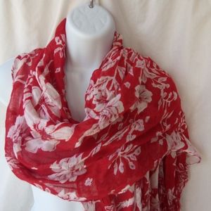Coldwater Creek Red Scarf.